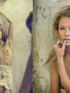 Эротичная модель показывает себя