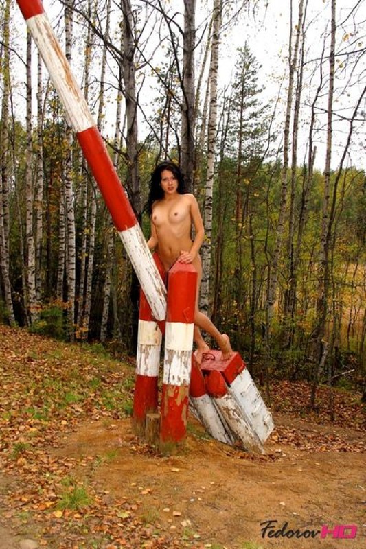 Агрономша улеглась голым телом на шлагбаум 4 фото Агрономша улеглась голым телом на шлагбаум 4 фото