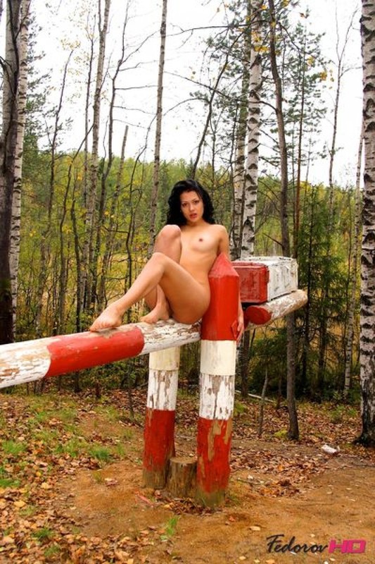 Агрономша улеглась голым телом на шлагбаум 9 фото Агрономша улеглась голым телом на шлагбаум 9 фото