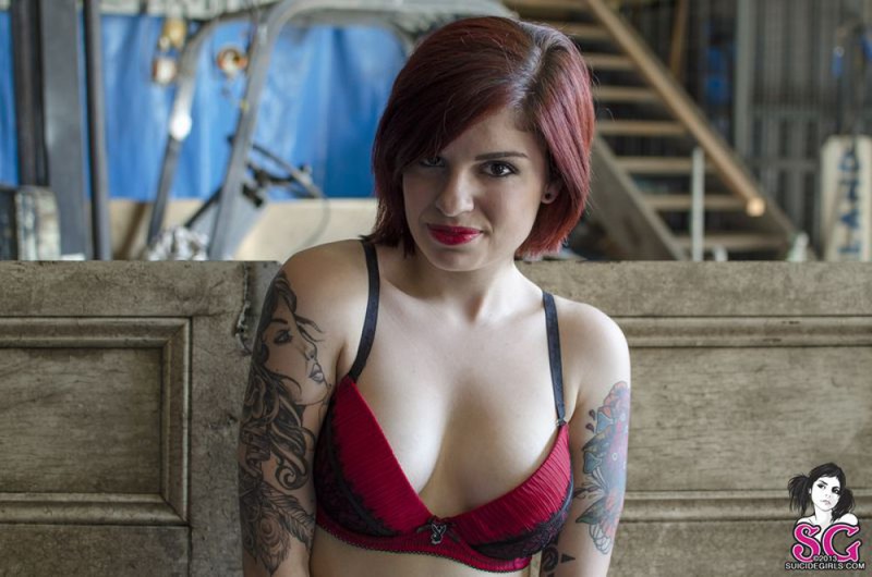 Девушка-автомеханик разделась в рабочем гараже 9 фото Девушка-автомеханик разделась в рабочем гараже 9 фото